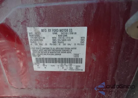 2016 Lincoln Mkx Reserve из США, поврежденный, VIN 2LMTJ8LPXGBL28908